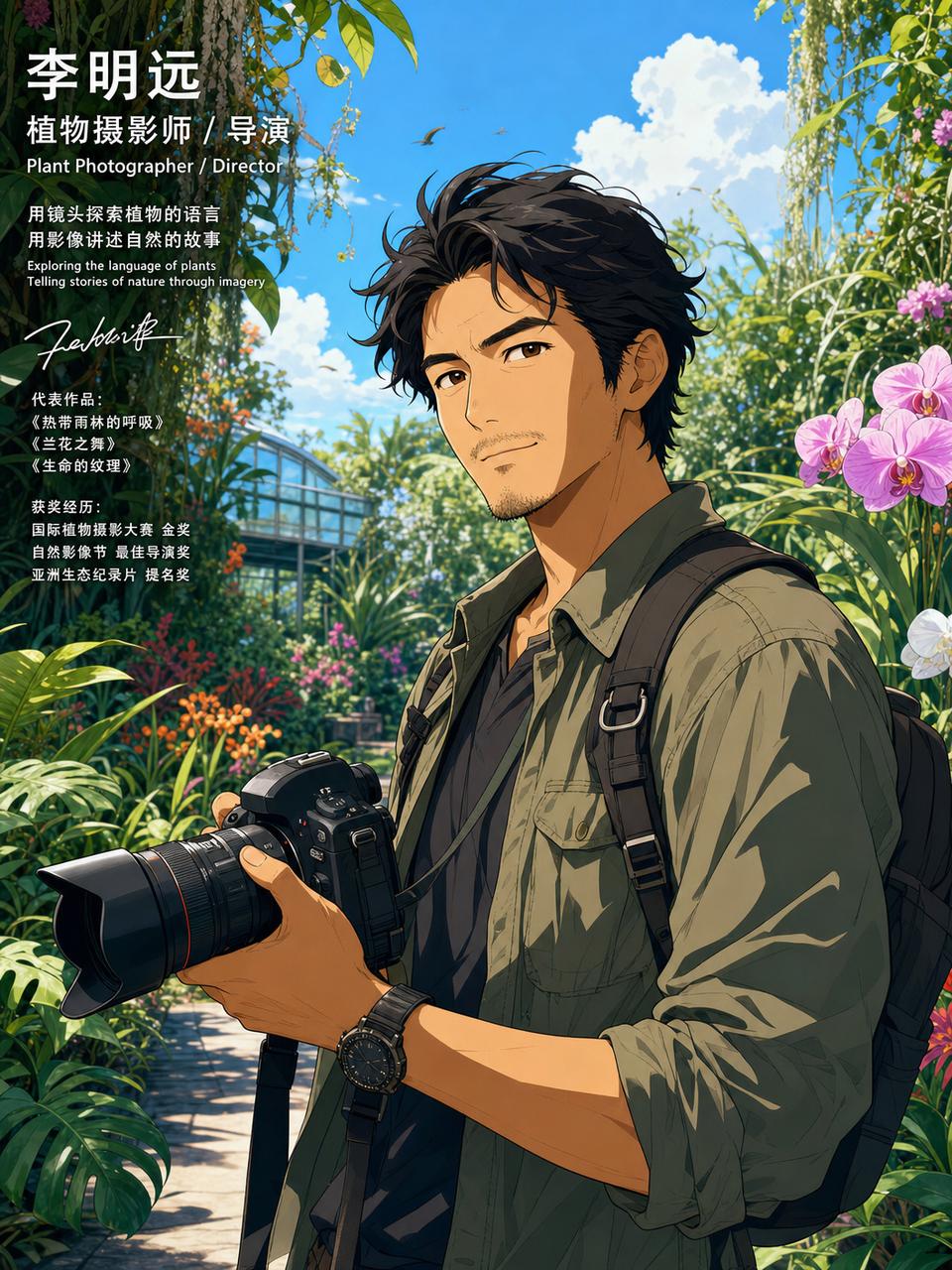 捷克街头植物摄影师李明远